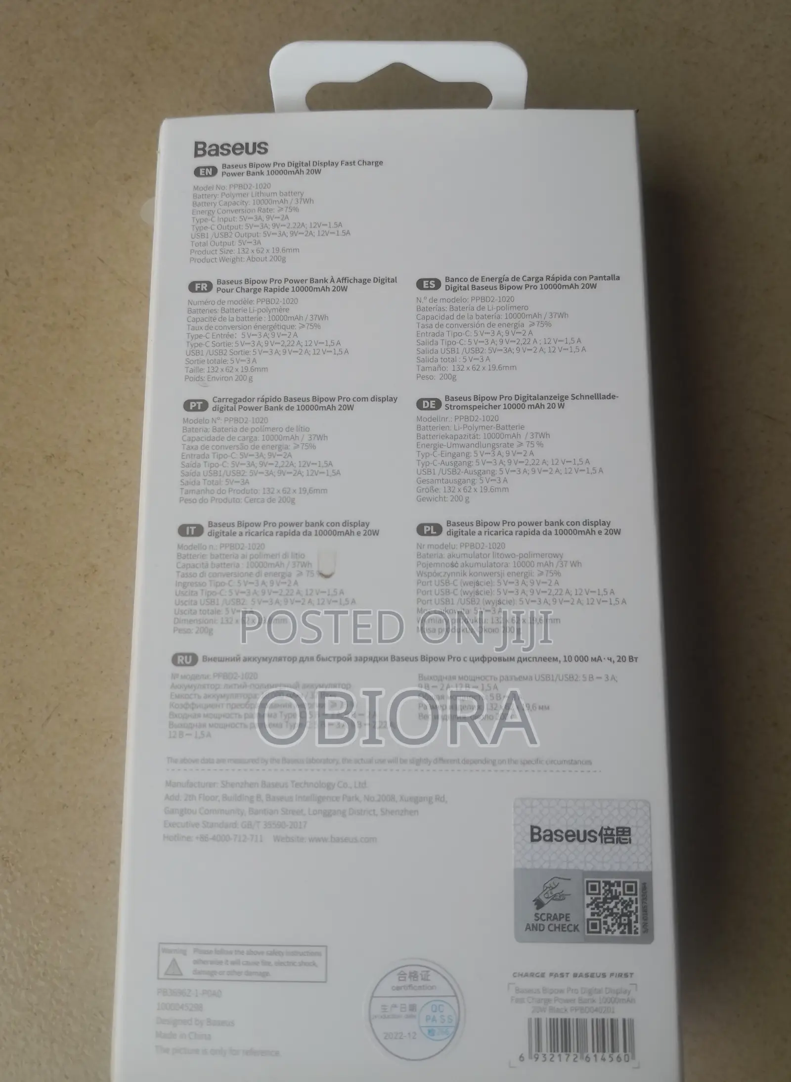 Baseus Bipow Pro 10000mAh Power Bank