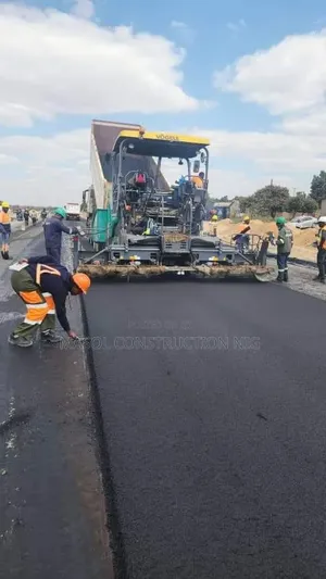 Concrete Paver Road Works