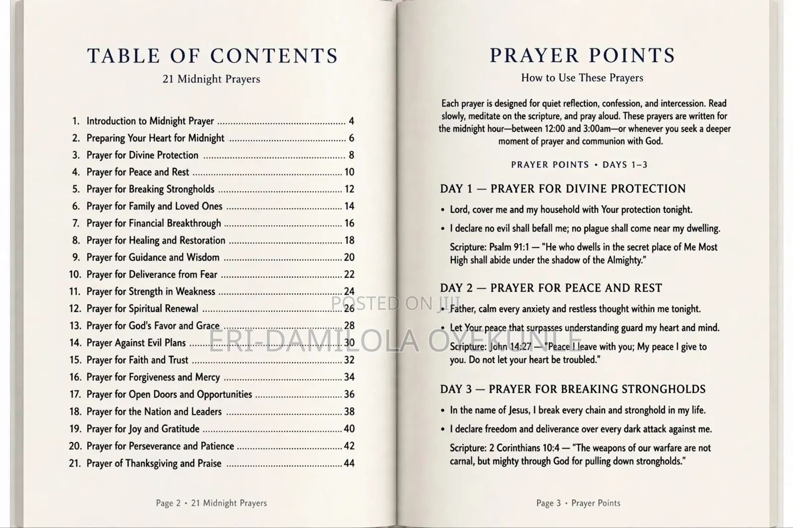 21 Midnight Payers for Open Doors