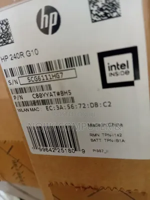 New Laptop HP 240 8GB Intel Core i3 SSD 512GB