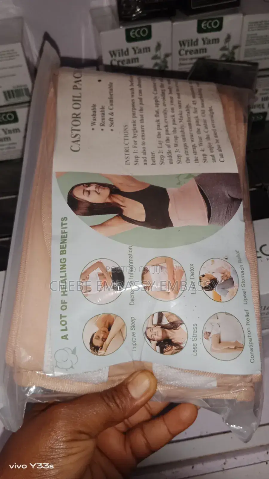 Castor Oil Tummy Wrap