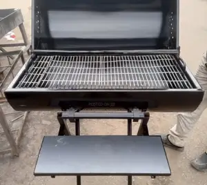 Portable Charcoal Drum Barbecue Grill