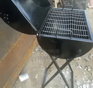 Portable Charcoal Drum Barbecue Grill