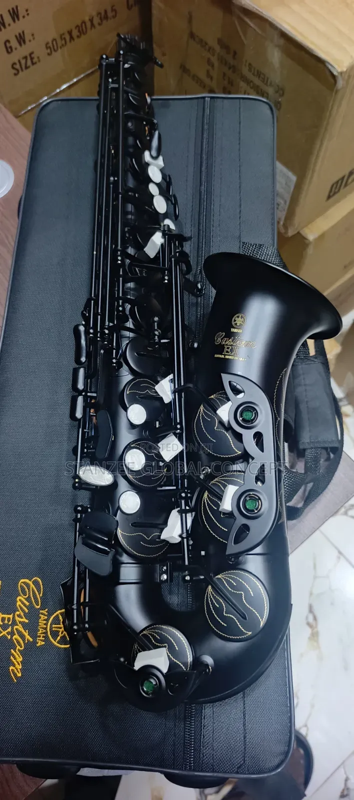 Yamaha Custom EX Alto Saxophone Black