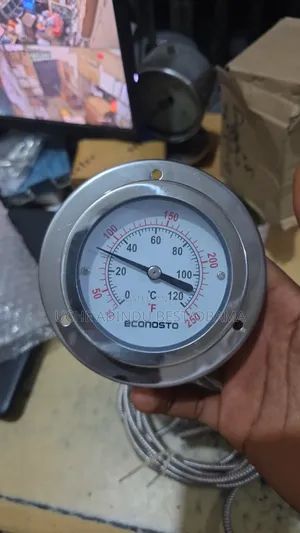 Temperature Gauge With Capillary 0-120c 3inches Face