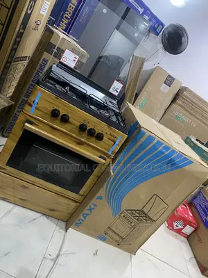 Maxi 6060 3B+1P Gas Stove Cooking Range With Oven