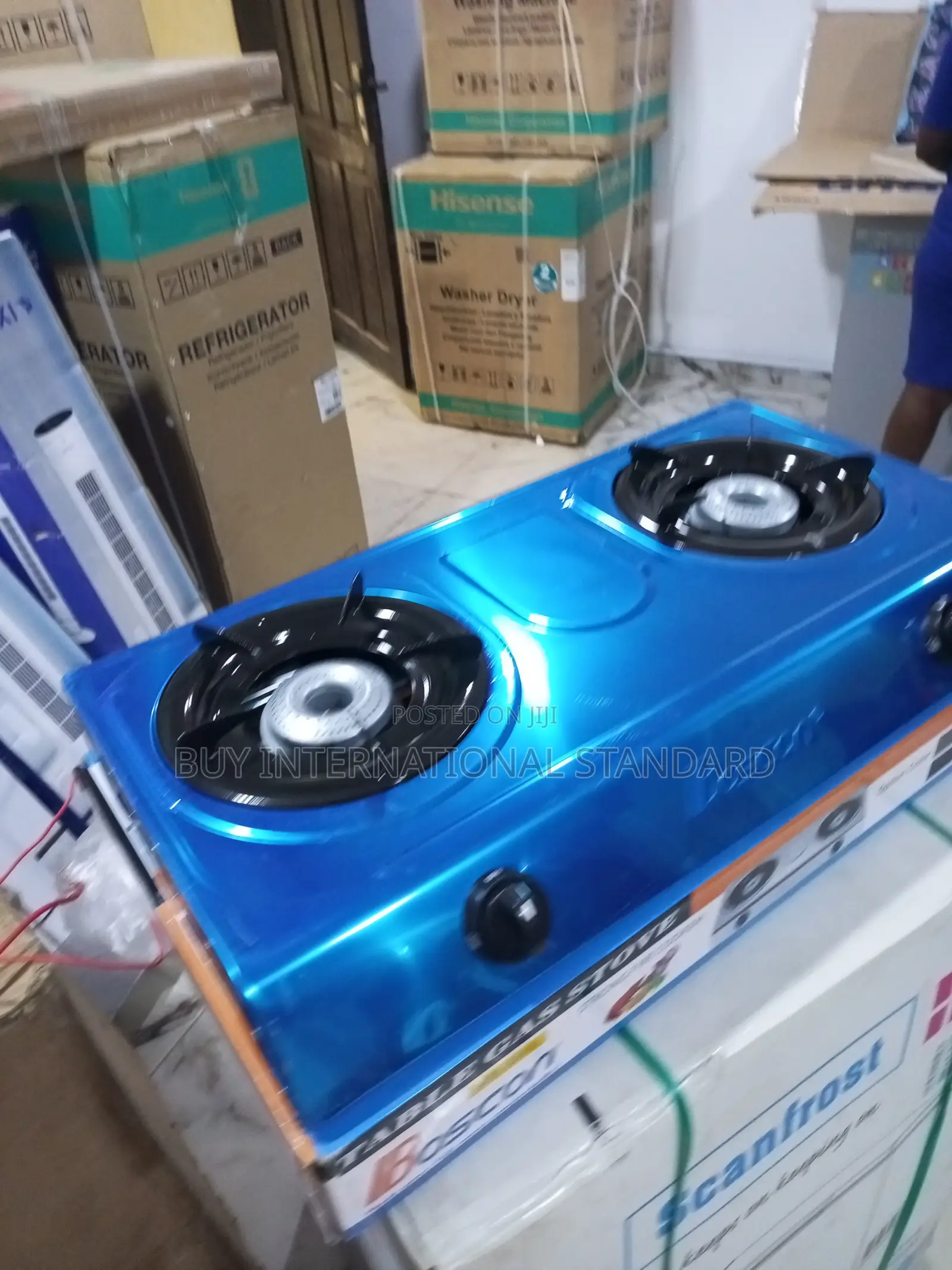 BOSCON 2 Burner Compact Table Top Gas Cooker