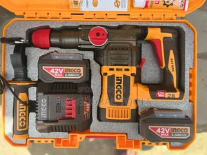 Ingco 42v Max Cordless Heavy-Duty Rotary Hammer Drilling Machine