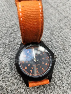 Peugeot Watch Black Aviator 24Hr Time Markers, Water-Resistant