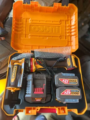 Ingco 42v Max Cordless Angle Grinder Machine