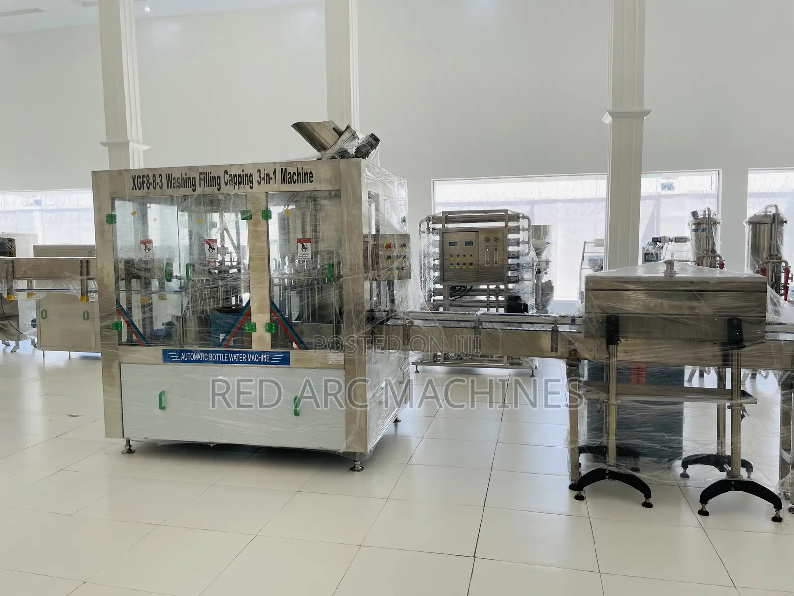 8-8-3 Automatic Washing, Filling & Capping Machine