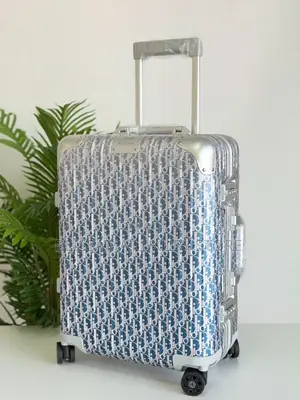 Rimowa X Dior Premium Luxury Travel Luggage –Spacious, Strong/Durable