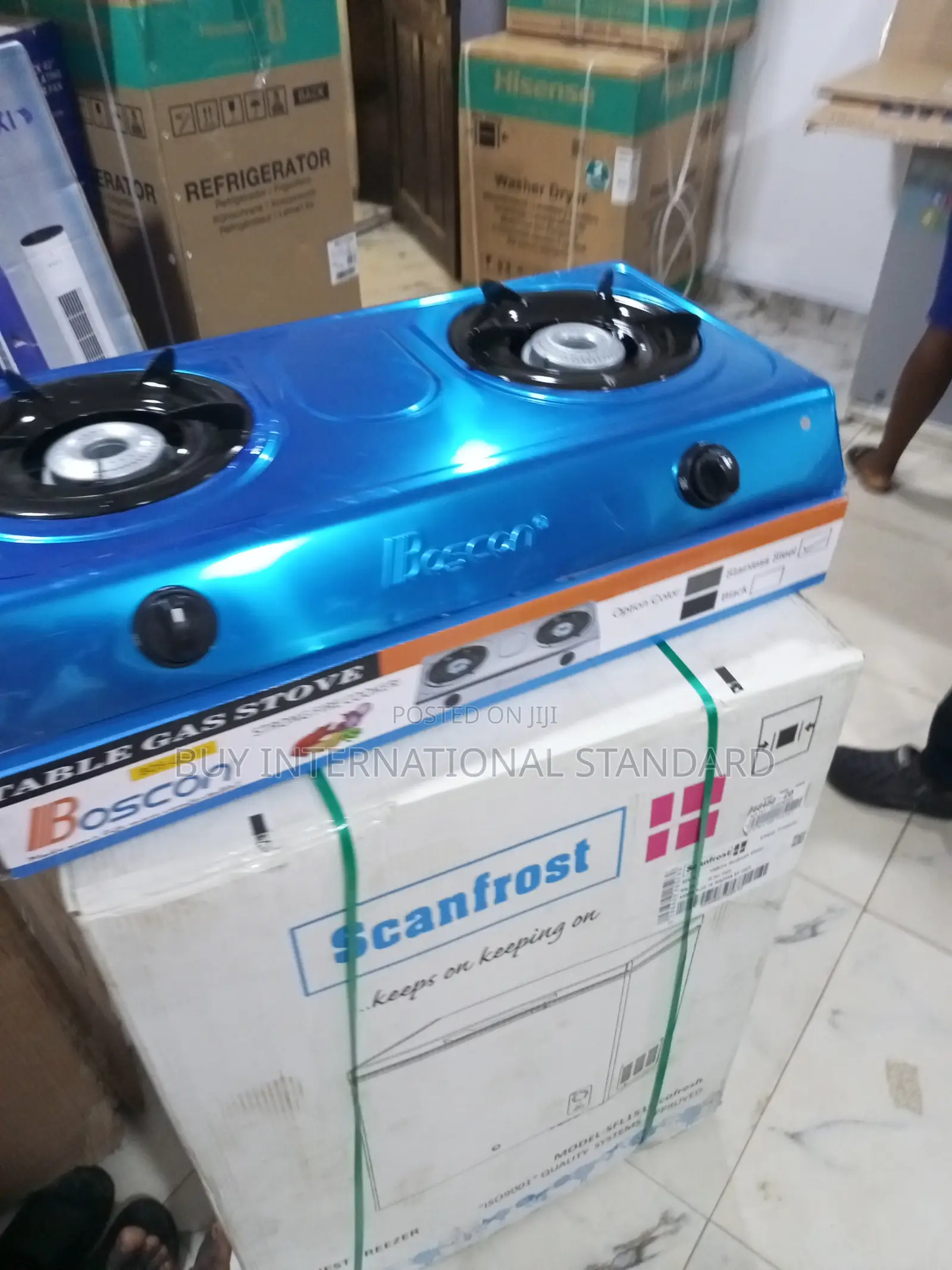 BOSCON 2 Burner Stainless Kitchen Gas Stove