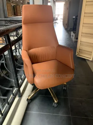 Executive Office Chair - Premium High Back Leather Chair