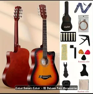 38-Inch Guitar (96.5 Cm), an Acoustic Guitar, High-Quality Basswood