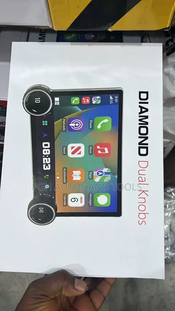 Diamond Dual Knobs Android Screen With Apple Play