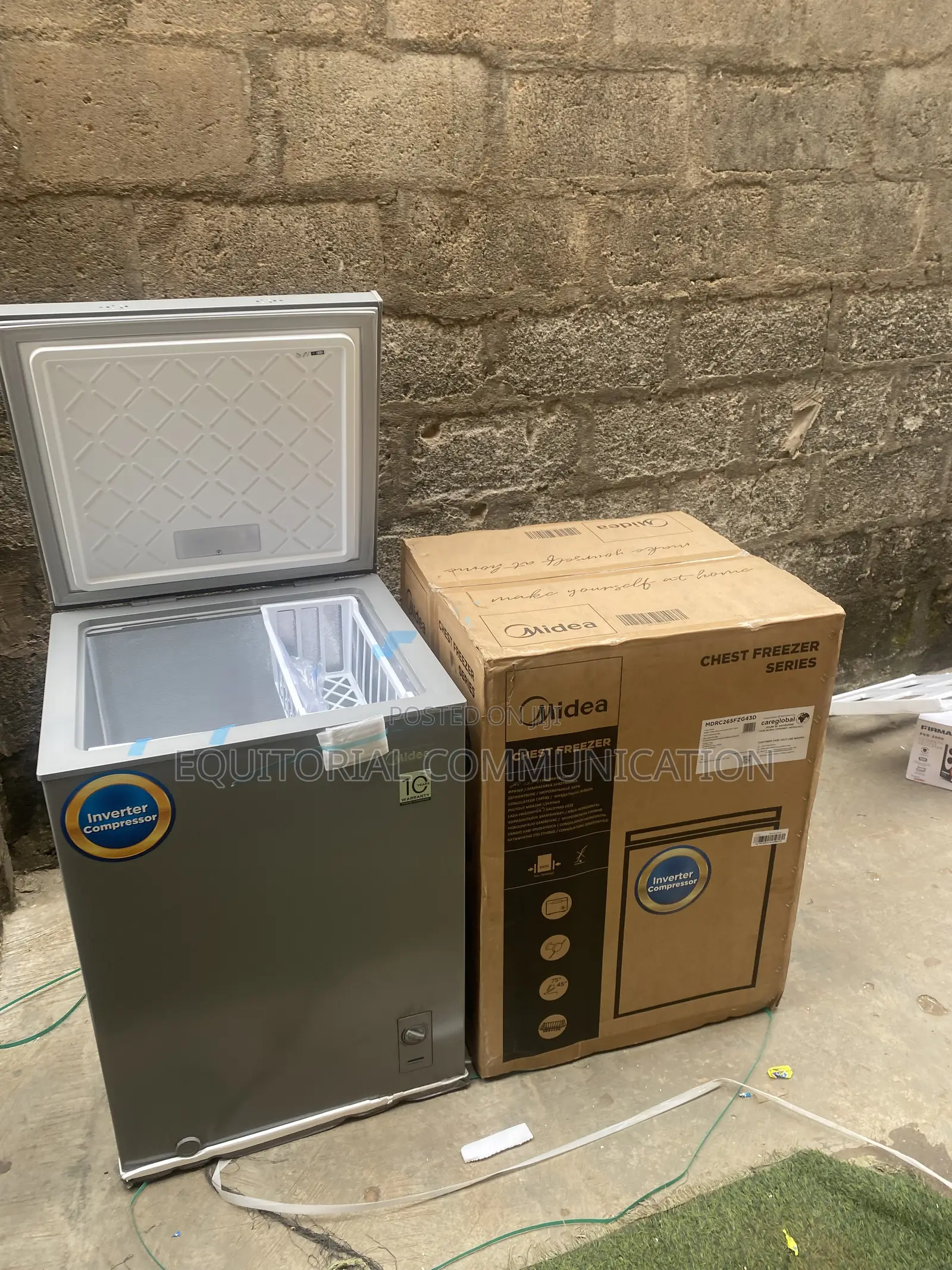 Midea 142L Energy Efficient Inverter Chest Freezer