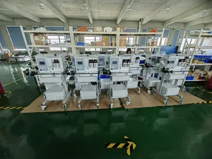 Double Vaporizer Anaesthesia Machine