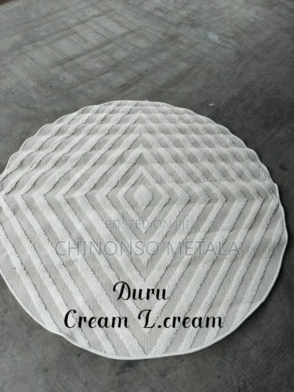 7ft by 7ft Quality Turkish Durumat, Nordic Design