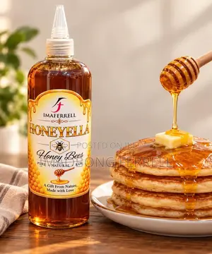 Honeyelle 100% Pure Raw Honey – 500ml