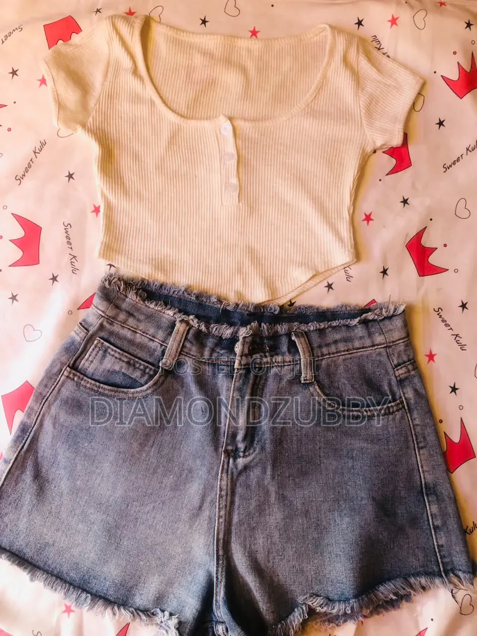 Plain Jeans Bumshort