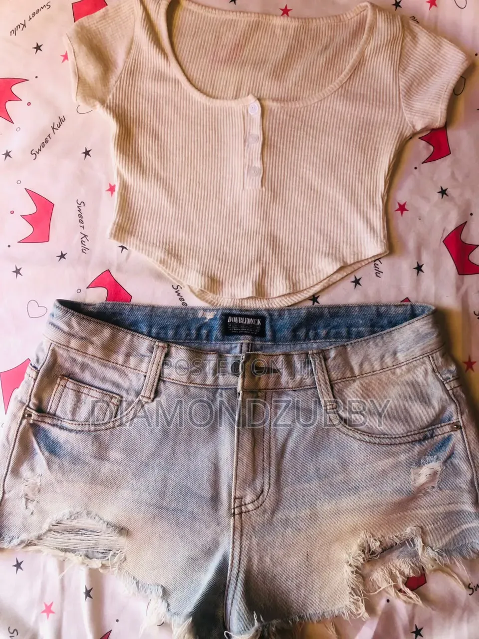 Plain Jeans Bumshort