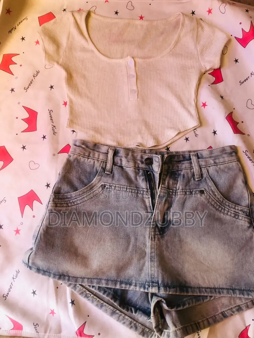 Plain Jeans Bumshort