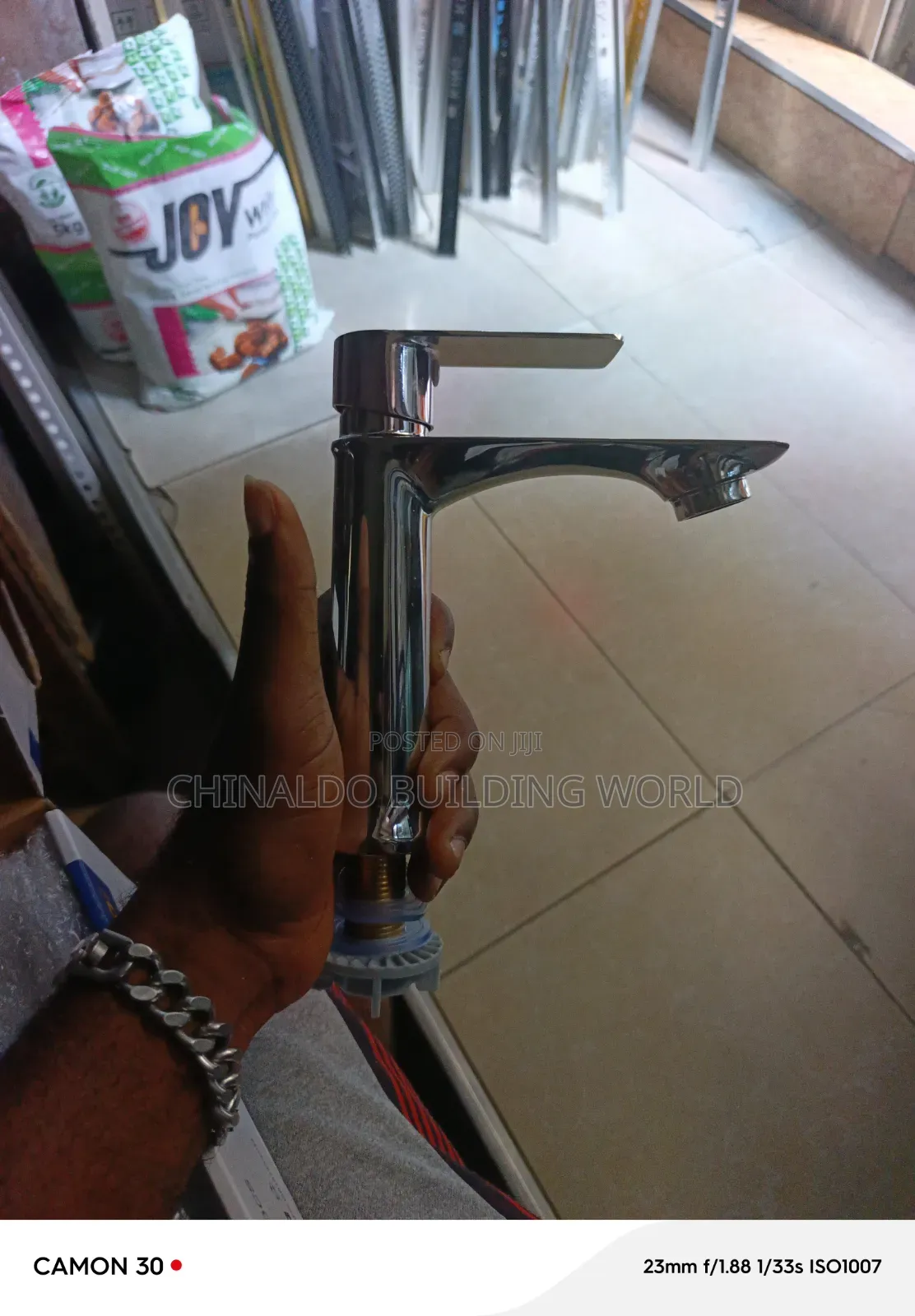 Chrome Single Lever Basin Mixer Tap