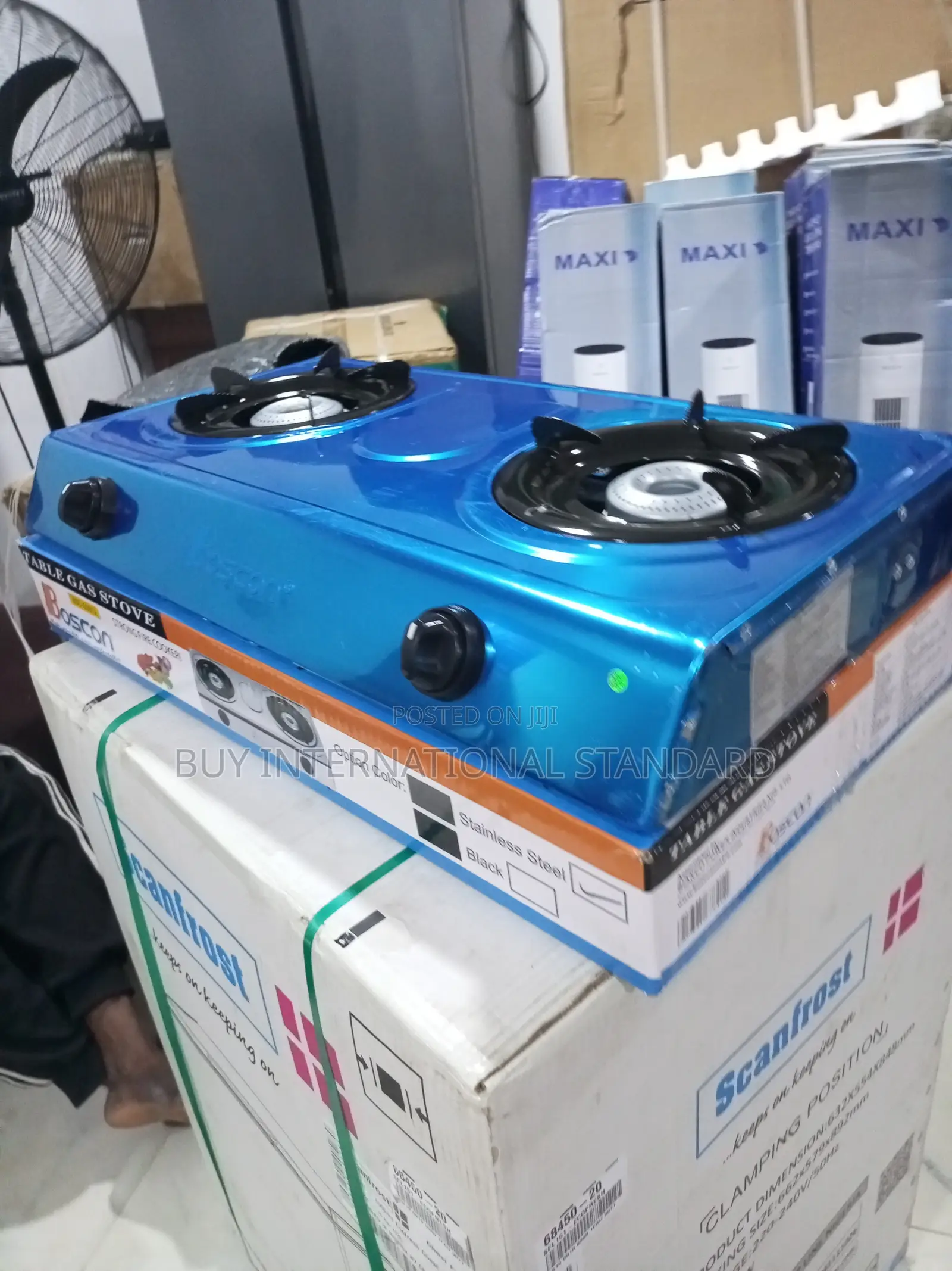 BOSCON 2 Burner Home Table Top Gas Cooker