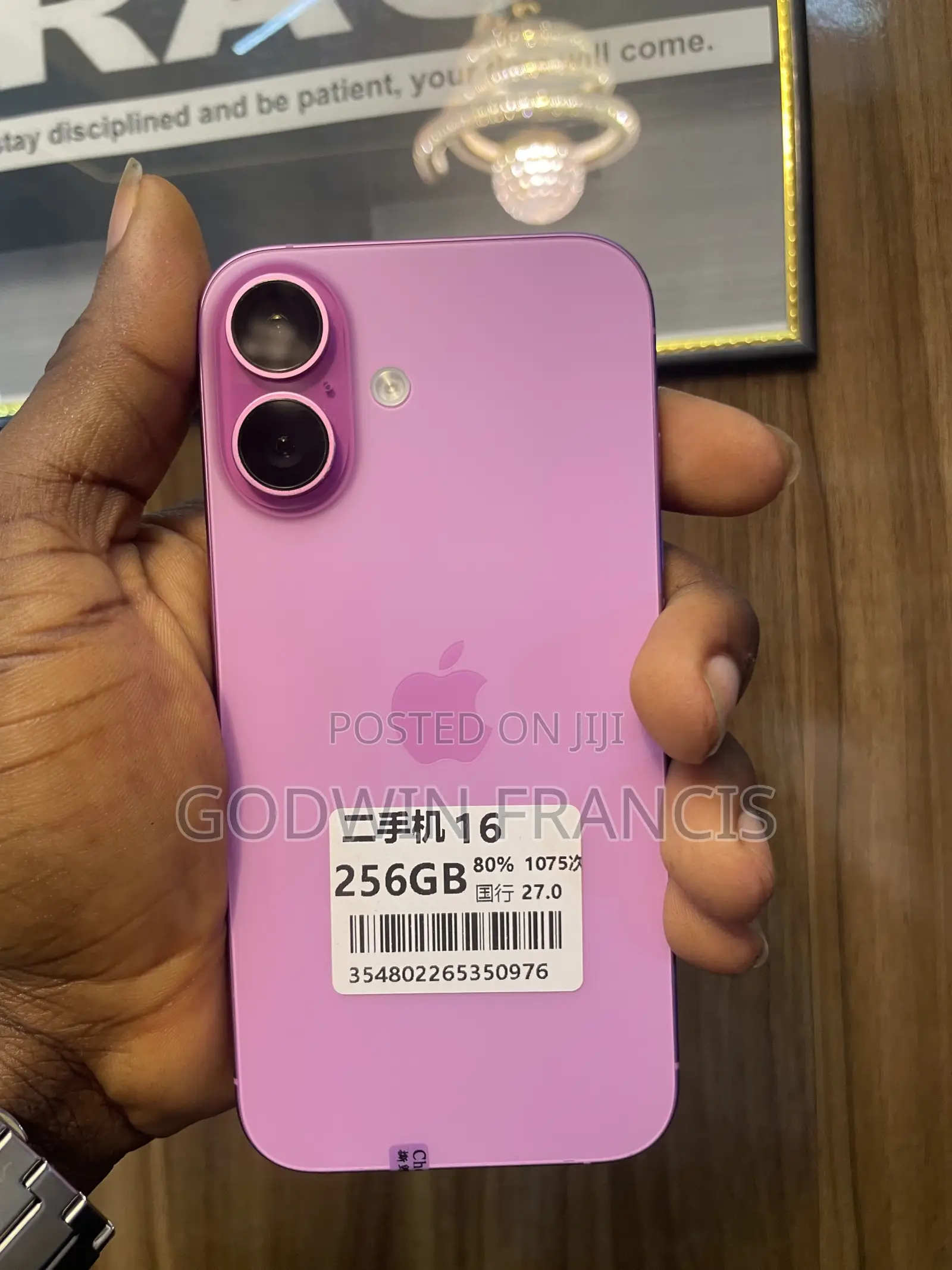 Apple iPhone 16 256 GB Pink