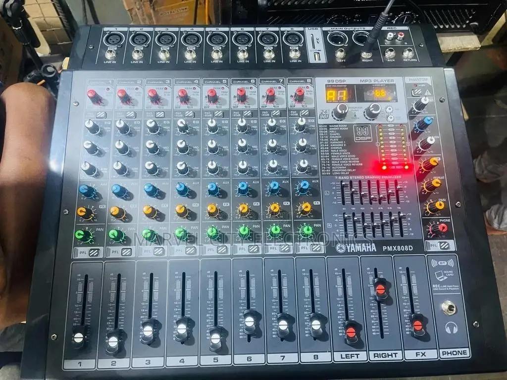8 Channel Powered Mixer