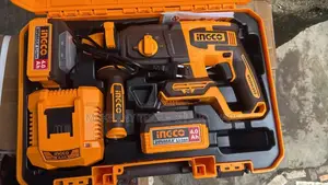 INGCO 20V Lithium-Ion Brushless Cordless Rotary Hammer Drill Set