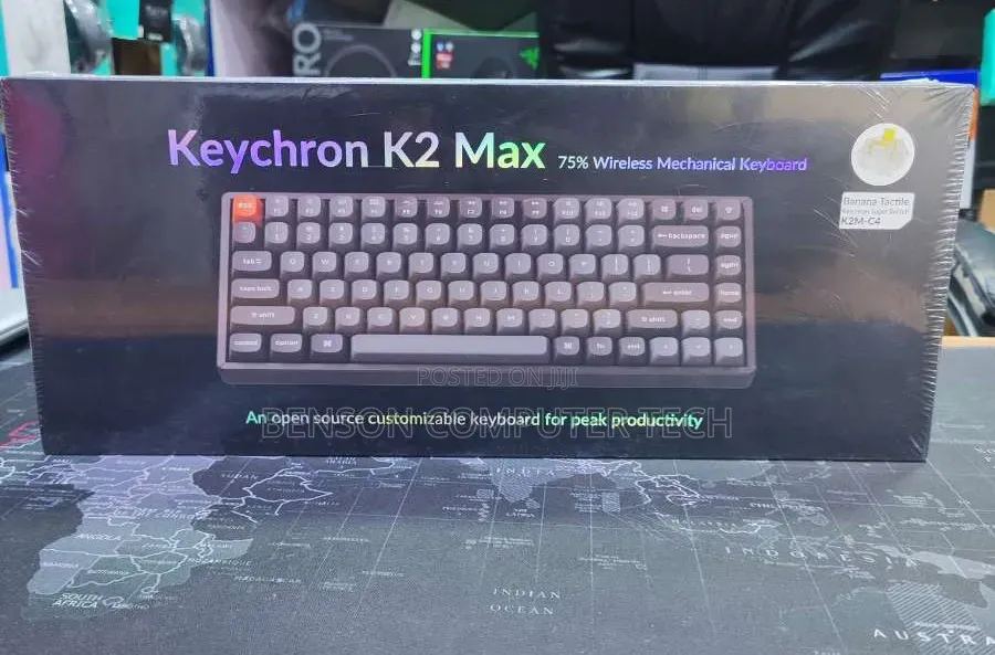 Keychron K2 Max 75% Wireless Mechanical Keyboard.
