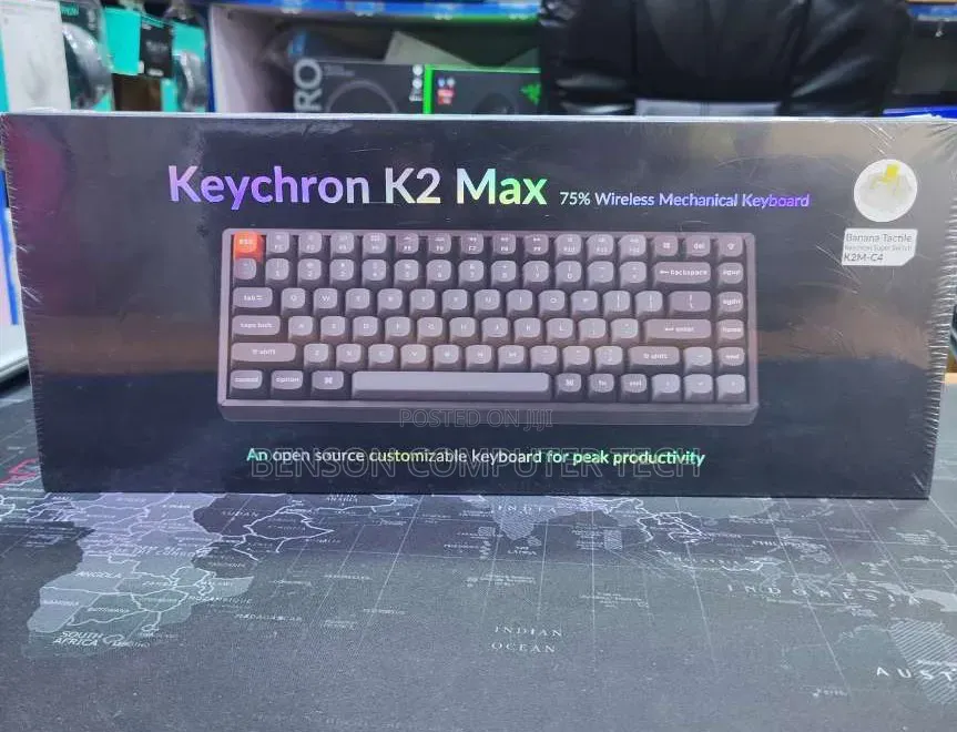 Keychron K2 Max 75% Wireless Mechanical Keyboard.