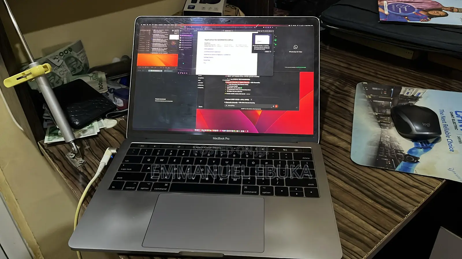 Laptop Apple MacBook Pro 2017 16GB Intel Core i7 SSD 512GB