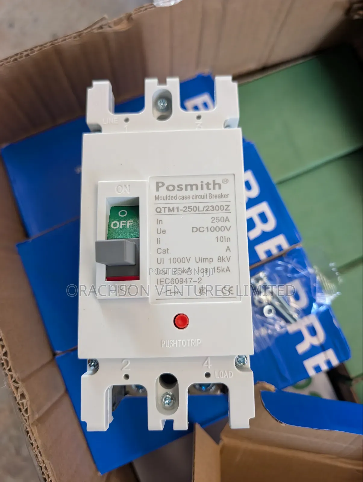 Breaker's 250amps DC 2pole