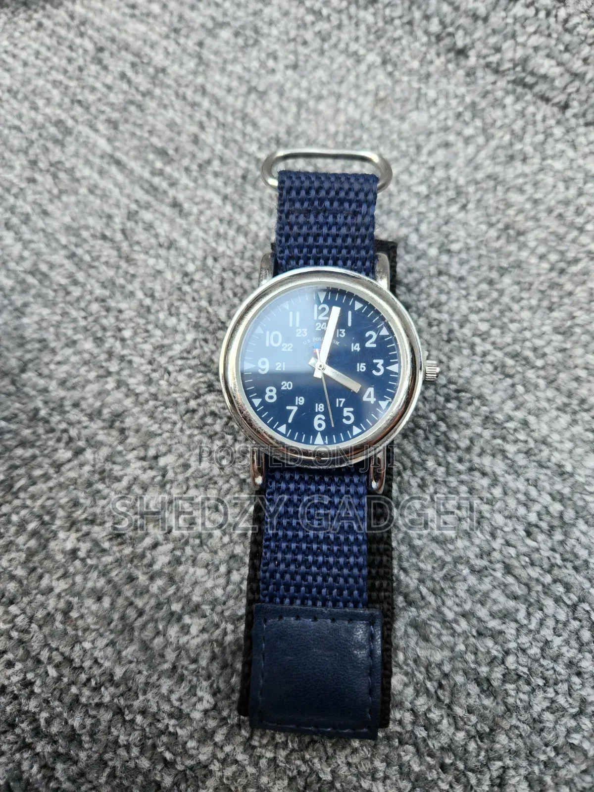 USPA Junior Navy Nylon Strap Watch. U.S Polo Assn