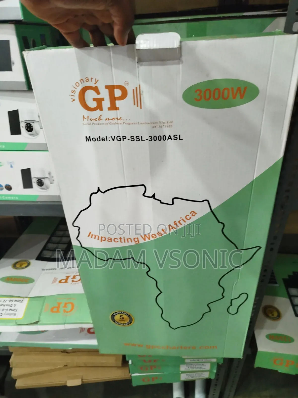 GP 3000W Solar Powered Street Light