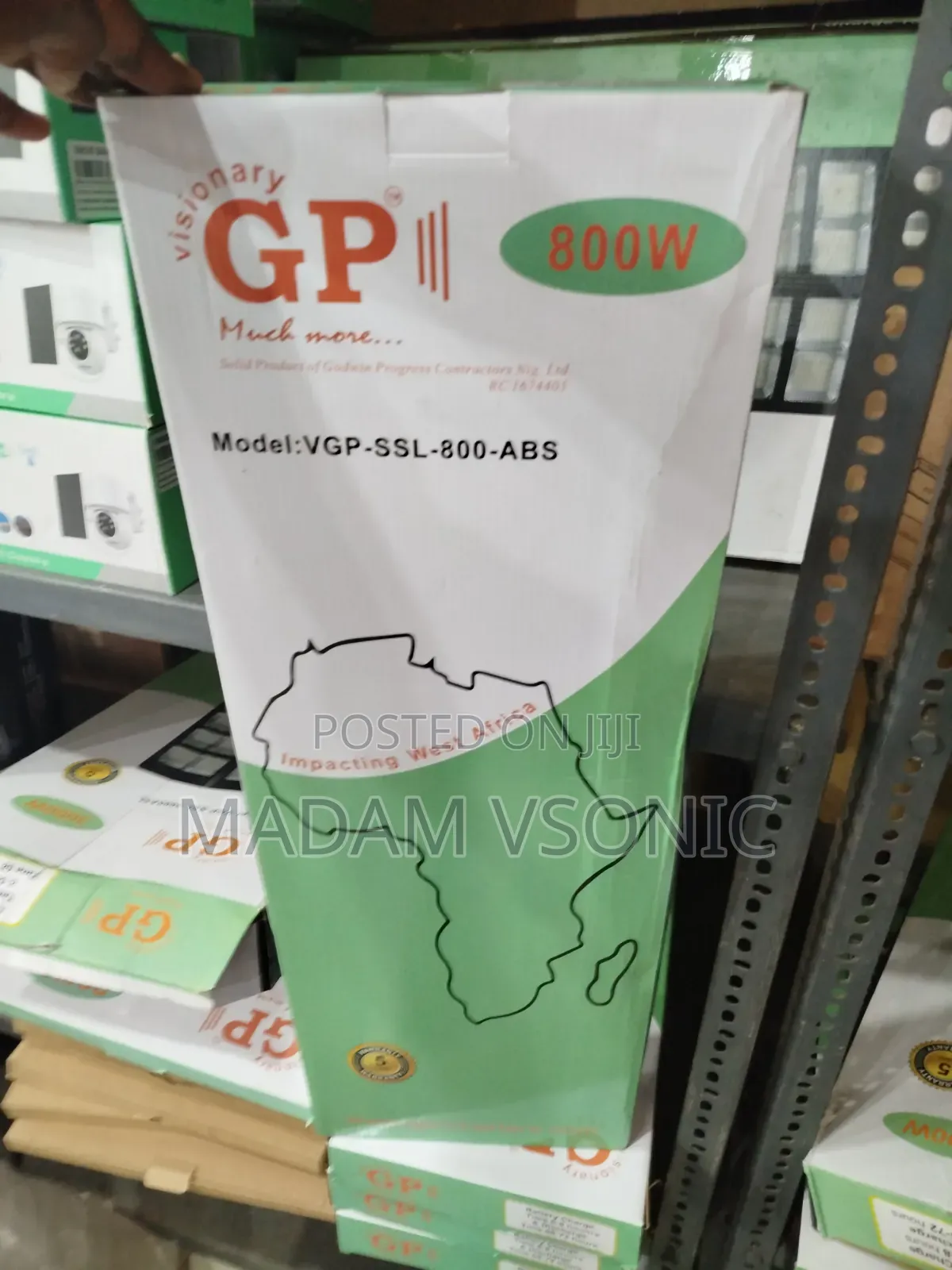 GP 800W Solar Powered Street Light