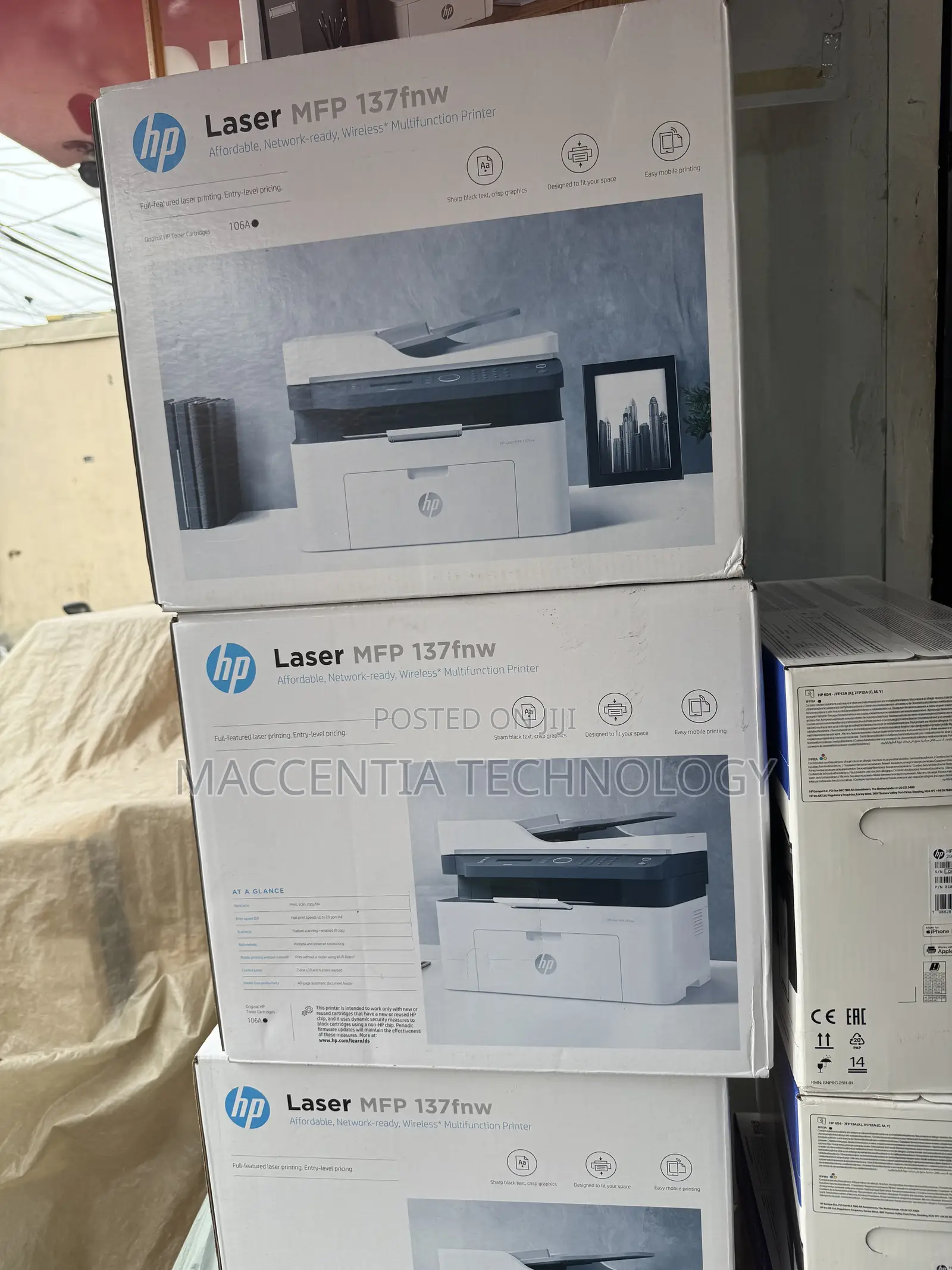 HP Laser MFP 137fnw (4zb84a)