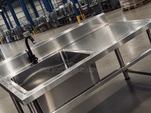 Single Bowl Stainless Steel Sink With Side
