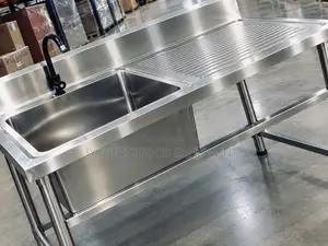 Single Bowl Stainless Steel Sink With Side