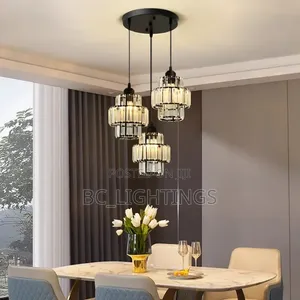 Crystal Pendant Kitchen Hanging Light Interior Decor Luxury Light