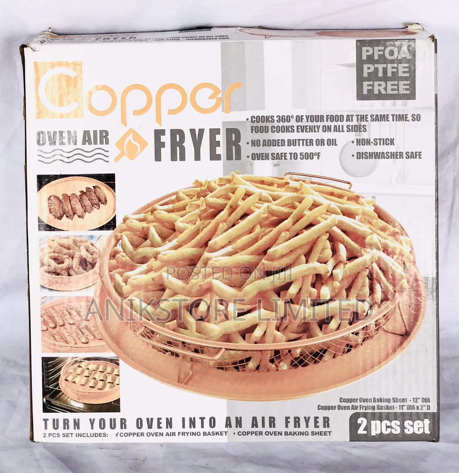 Round Crispy Copper Tray S/S