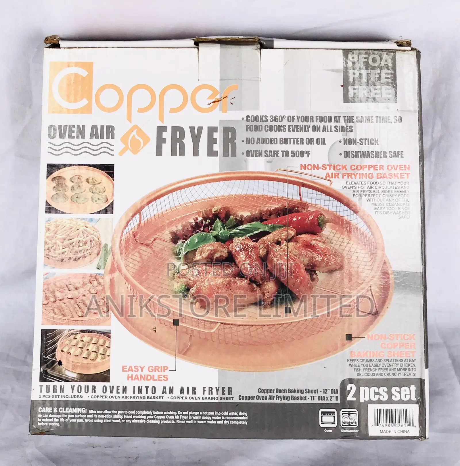 Round Crispy Copper Tray S/S