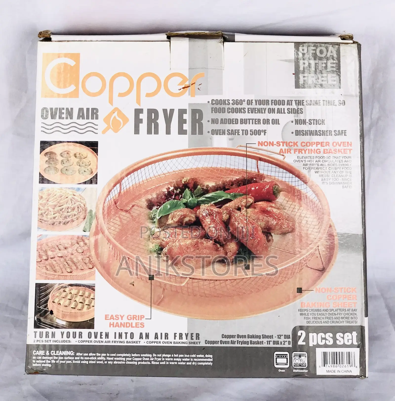 Round Crispy Copper Tray S/S