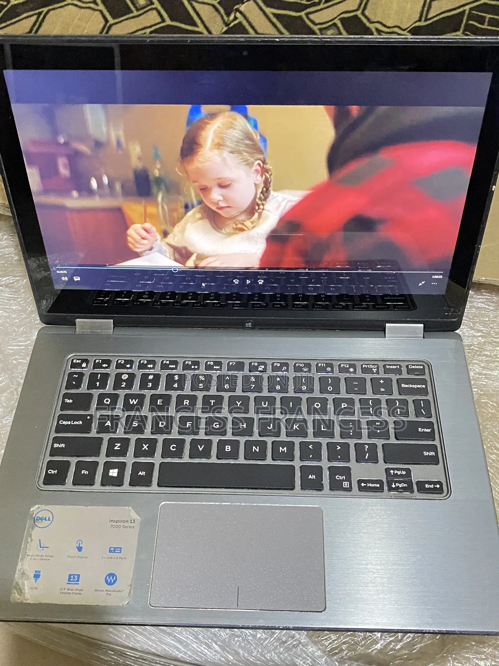 Laptop Dell Inspiron 13 7000 8GB Intel Core i3 SSD 128GB