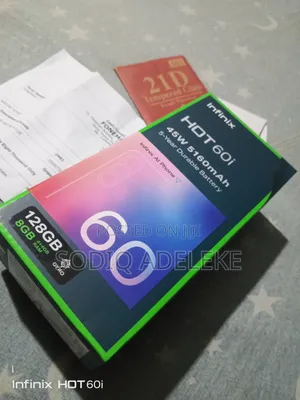 New Infinix Hot 60i 128 GB Gray