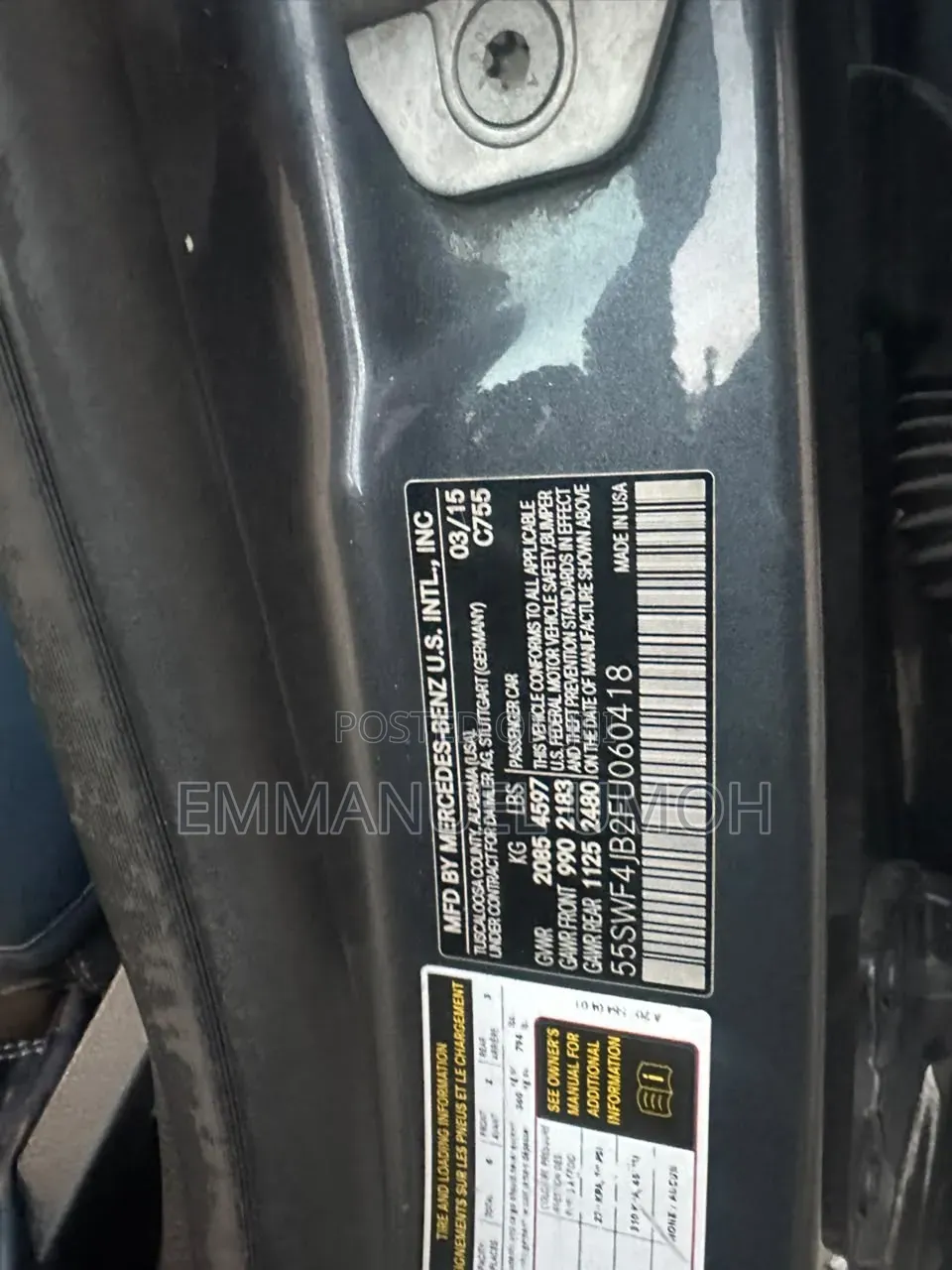 Mercedes-Benz C300 2015 Gray