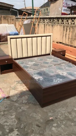 Mini Standard Bedframe With Fabric Headboard
